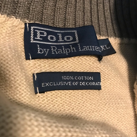 Polo Ralph Lauren Quarter Zip Pullover Sweater - Picture 6 of 9